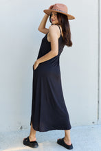 Load image into Gallery viewer, Ninexis Good Energy Cami Side Slit Maxi Dress in Black
