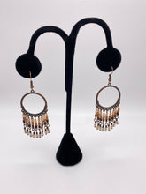 Load image into Gallery viewer, Boho Bead Earrings with Natural Bead Colors
