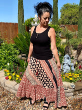 Load image into Gallery viewer, Boho Maxi Skirt with Print - Women&#39;s
