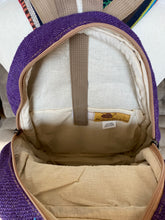 Load image into Gallery viewer, Mushroom  Himalayan Hemp Backpack - Purple
