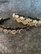 Multicolored Rhinestone Hair Band