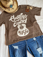 Cowboys and Country Music Graphic T-Shirt