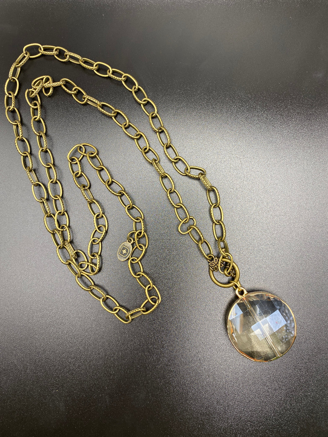 Circle Crystal Pendant