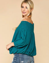 Load image into Gallery viewer, Off The Shoulder Smocked Top - Women&#39;s
