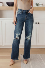 Load image into Gallery viewer, Rose High Rise 90&#39;s Straight Jeans by Judy Blue in Dark Wash
