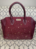 Starlight Burgundy Handbag by Nicole Lee