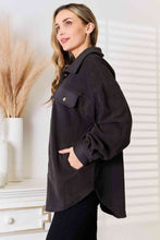 Load image into Gallery viewer, Heimish Cozy Girl Button Down Shacket - Charcoal
