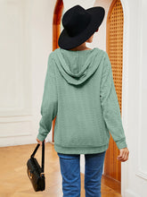 Load image into Gallery viewer, Katrina Lace-Up Long Sleeve Hoodie
