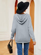 Load image into Gallery viewer, Katrina Lace-Up Long Sleeve Hoodie
