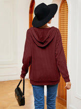 Load image into Gallery viewer, Katrina Lace-Up Long Sleeve Hoodie
